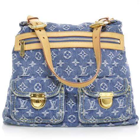 small blue louis vuitton bag|Louis Vuitton blue denim bag.